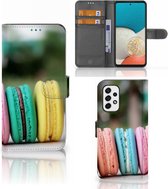 GSM Hoesje Geschikt voor Samsung Galaxy A53 Flipcover Maken Macarons