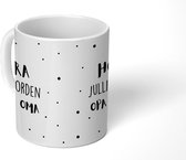 Mok - Koffiemok - Quotes - 'Hoera jullie worden opa en oma' - Spreuken - Mokken - 350 ML - Beker - Koffiemokken - Theemok - Mok met tekst