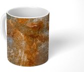 Mok - Goud - Roest - Abstract - 350 ML - Beker - Uitdeelcadeautjes