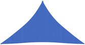 vidaXL Zonnezeil 160 g/m² 2,5x2,5x3,5 m HDPE blauw