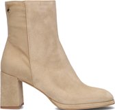 Notre-V Ao170 Enkellaarsjes - Enkelboots met rits - Dames - Beige - Maat 38