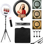 Ringlamp-22inch Ringlamp 300st LED Ring Lights-met 2M Stand Fotografie Verlichting Kit