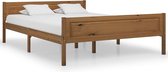 Bedframe massief grenenhout honingbruin 120x200 cm