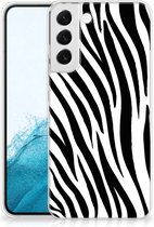 Trendy Telefoonhoesjes Geschikt voor Samsung Galaxy S22 Plus Smartphone hoesje Zebra
