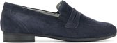 Waldlaufer Vrouwen Suède Mocassins / Damesschoenen / Instapper - 782501 sue - Blauw - Maat 39