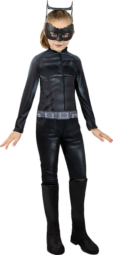 FUNIDELIA Catwoman kostuum voor meisjes - 7-9 jaar (134-146 cm)