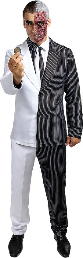 FUNIDELIA Two-Face kostuum - Batman voor mannen - Maat: Standaard