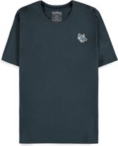 Pokémon Heren Tshirt -L- Pixel Dratini Blauw