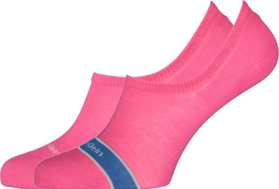 Calvin Klein damessokken Alice (2-pack) - onzichtbare sneakersokken - roze - Maat: 36-40