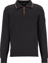 CASA MODA heren trui katoenmelange - schipperstrui - zwart -  Maat: 5XL