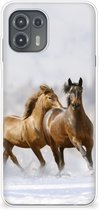 Smartphone hoesje Motorola Edge 20 Lite TPU Case Paarden