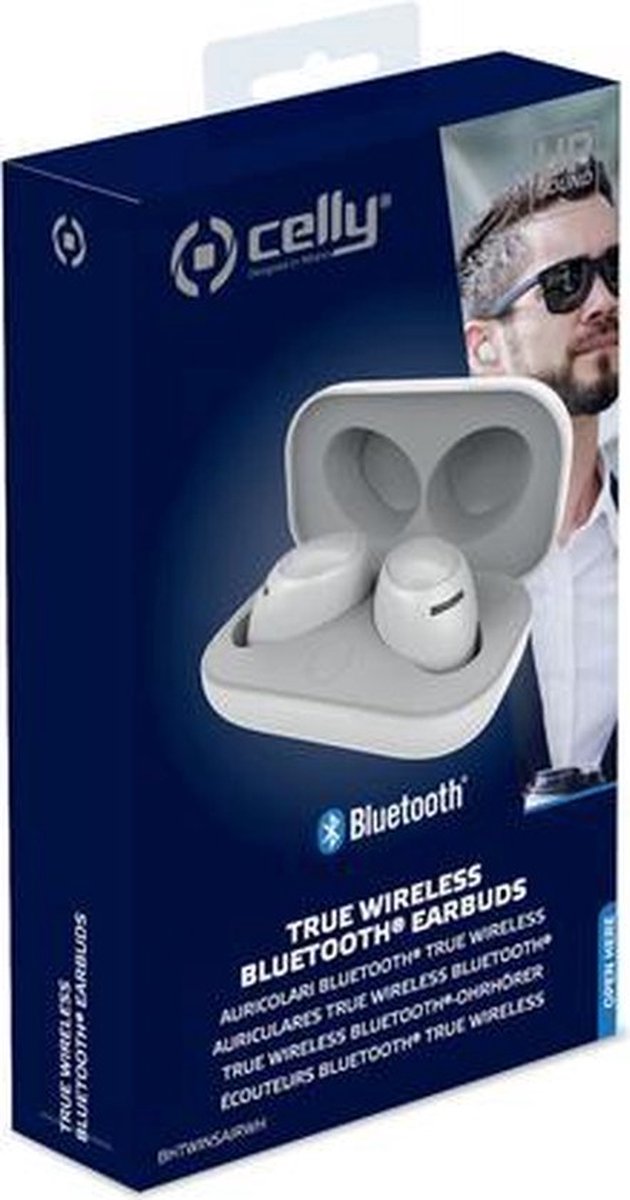 Celly Bh Twins Air Headset In-ear Bluetooth Wit | bol.com