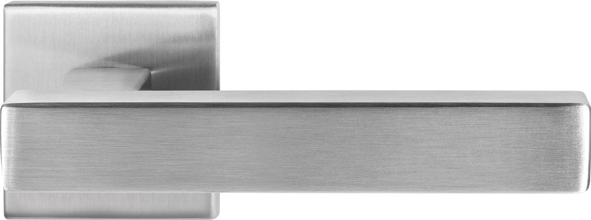 GPF1307.02 Toro+ deurkruk op vierkante rozet RVS, 50x50x8mm