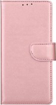 LuxeBass Hoesje geschikt voor Sony Xperia XA1 - Bookcase Rose Goud - portemonnee hoesje - bookcase - boekhoesje - book case - boek hoesje