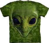 T-shirt Green Alien Face XXL