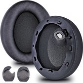 Oorkussens Geschikt Voor Sony WH1000XM4 - 2 Stuks - Vervangende Koptelefoon Earpads - Oorkussens Met Noise Cancelling - Zacht Memory Foam - Eiwitleer - Zwart