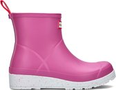 Hunter Womens Play Short Speckle Sole Regenlaarzen - Tuinlaarzen - Dames - Paars - Maat 37