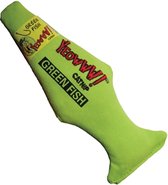 Yeowww! Vis Kicker - Catnip Kattenkruid Speeltje voor Katten - Groen - 18 cm