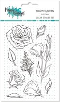 Flower Garden Eustoma Clear Stamps Set (866038)