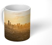 Mok - Gouden zonsopgang boven de Australische stad Brisbane - 350 ML - Beker