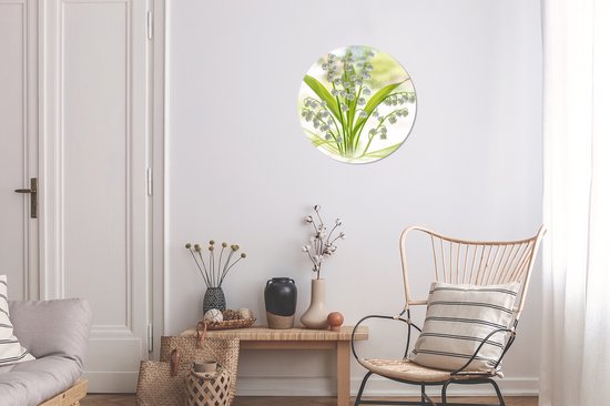 Wall Circle - Wall Circle Indoor - Une composition créative du Muguet - ⌀ 30 cm - Décoration murale - Peintures Ronds