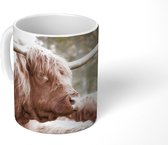 Mok - Schotse hooglander - Koeien - Bos - 350 ML - Beker