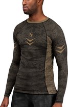 Hayabusa Arrow Ranked Long Sleeve Rashguard - Bruin - maat M