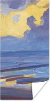 Affiche Bord de mer - Piet Mondrian - 20x40 cm