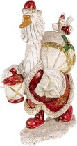 Kerstdecoratie Beeld Eend 11*7*17 cm Wit, Rood Kunststof Decoratief Figuur Decoratieve Accessoires Kerstdecoratie voor Binnen