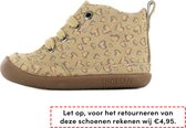 Shoesme beige BabyFlex schoentjes met hartjesprint