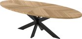 Fort collection oval dining table (natural) 240x100x78-foot240nat