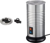 Gingo Elektrische Melkopschuimer - Multifunctioneel - Cappuccino - Verwarmen & Schuim - Koud Of Warm - Frappuccino - Dubbel RVS