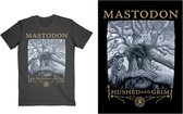 Mastodon Heren Tshirt -2XL- Hushed & Grim Cover Zwart