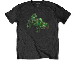 Gorillaz - Group Green Geep Heren T-shirt - L - Zwart