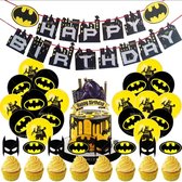Batman Verjaardag Versiering set Ballon Ballonnen Feestpakket Kinderfeest
