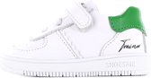 Baby | Babysneakers | Jongens | white green | Leer | Shoesme | Maat 20