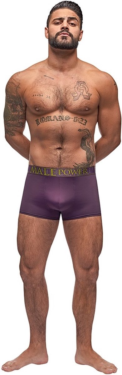 Male Power Avant-Garde - Verstrakkend Short eggplant L