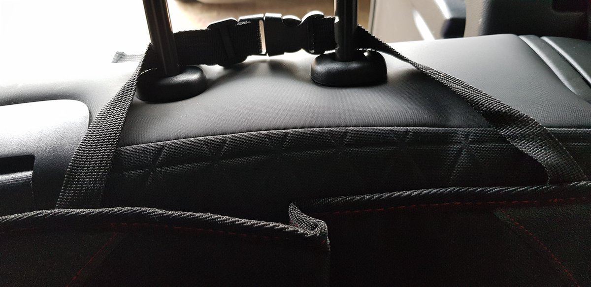 Autostoelbeschermer - isofix compatibel - isolatiekussen voor kinderzitjes - 29,6 x 27,7 x 11,3 cm – foto 6