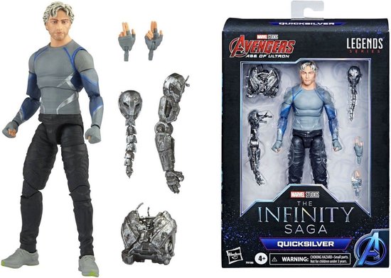 The Infinity Saga - Quicksilver (Avengers: Age of Ultron) - Marvel Legends Series Action Figure 2021 - 15