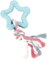 Little rascals bijt ster blauw / roze / wit 15x8x2 cm
