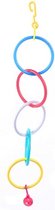 Happy pet gym ringen gekleurd met bel