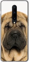 Geschikt voor OnePlus 7 Pro hoesje - Hond - Jongens - Sharpei - Huisdieren - Meisjes - Kinderen - Siliconen Telefoonhoesje