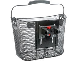 NewLooxs Toscane Klickfix - Afneembare Fietsmand - Stuur - 19 liter - Staal - Zwart