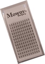 Mowny Beauty - Wimperextensions - 4D Premade Fans - 9mm 0,10mm D-krul - Natuurlijke Wimperextensions - Russisch Volume
