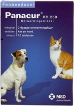 Panacur Ontworming - Hond En Kat - 10 Tabletten