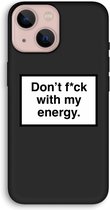 CaseCompany® - iPhone 13 mini hoesje - My energy - 100% Biologisch Afbreekbaar - Duurzaam - Biodegradable Soft Case - Milieuvriendelijke Print op Achterkant - Zwarte Zijkanten - Bescherming O