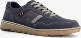 Hush Puppies leren heren veterschoenen - Blauw - Maat 43 - Uitneembare zool