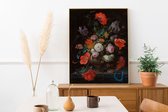 Poster Stilleven met Bloemen  - 30x40cm - Premium Museumkwaliteit - Uit Eigen Studio HYPED.®