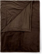 ESSENZA Furry Plaid Chocolade - 150x200 cm