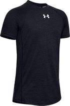 Under Armour Charged Cotton SS Jr Tee 1351832-001, Kinderen, Zwart, T-shirt, maat:  EU